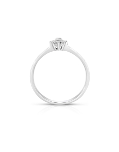 Inel de logodna 365 Love aur 14 kt floare cu diamante FI51705Q-WD4WN, 002, bb-shop.ro