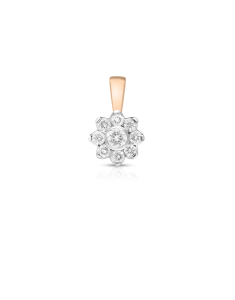 Pandantiv 365 Love aur 14 kt floare cu diamante FI51730S-WD4RN, 02, bb-shop.ro
