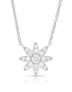Colier 365 Love aur 14 kt floare cu diamante KA51808U-WD4WN, 001, bb-shop.ro