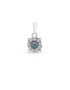 Pandantiv 365 Love aur 14 kt cu diamant albastru NE51144S-UD4WN, 02, bb-shop.ro