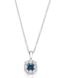 Colier 365 Love aur 14 kt cu diamant albastru FI50285U-UD4WP, 02, bb-shop.ro