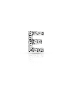Cercei argint 925 stud litera E si cubic zirconia R2AQD0007U00LBFB0, 02, bb-shop.ro
