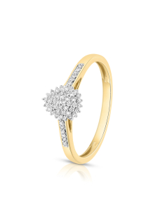 Bijuterii diamant, Inel de logodna 365 Love aur 14 kt magic pave cu diamante FI50381Q-WD4YT, bb-shop.ro
