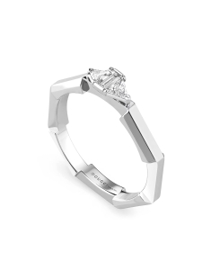 Inel Gucci Link to Love aur 18 kt cu diamante YBC744971002-W, 02, bb-shop.ro
