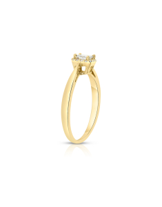 Inel de logodna aur 14 kt halo cu diamante RG100961-214-Y, 001, bb-shop.ro