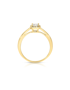 Inel de logodna aur 14 kt halo cu diamante RG100961-214-Y, 002, bb-shop.ro