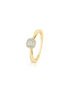 Inel de logodna aur 14 kt halo cu diamante RG100961-214-Y, 02, bb-shop.ro
