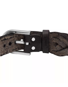 Bratara Fossil Heritage Braided Black Leather JF04125040, 002, bb-shop.ro