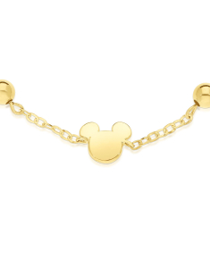 Bratara Disney Mickey Mouse aur 18 kt BE00004L-55, 001, bb-shop.ro