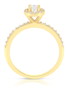 Inel de logodna aur 14 kt halo pave cu diamante RG103892-30-214-Y, 002, bb-shop.ro