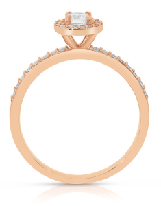 Inel de logodna aur 14 kt halo pave cu diamante RG103890-20-314-P, 002, bb-shop.ro