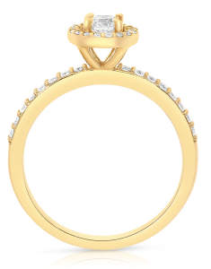 Inel de logodna aur 14 kt halo pave cu diamante RG103890-20-214-Y, 002, bb-shop.ro