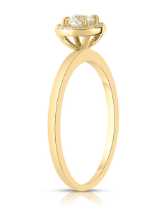 Inel de logodna aur 14 kt halo cu diamante RG103891-30-214-Y, 001, bb-shop.ro