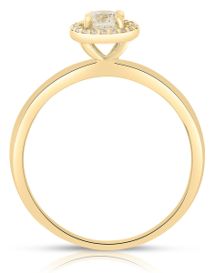 Inel de logodna aur 14 kt halo cu diamante RG103891-30-214-Y, 002, bb-shop.ro
