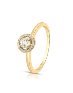 Inel de logodna aur 14 kt halo cu diamante RG103891-30-214-Y, 02, bb-shop.ro