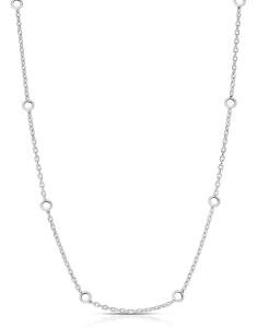 Lanturi forzatina dama argint, Lant argint 925 classic CAF-FOR030P-RH-40, bb-shop.ro