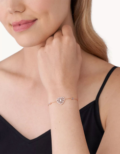 Bijuterii rolo argint, Bratara Michael Kors Premium argint cu inima si cubic zirconia MKC1690CZ791, bb-shop.ro