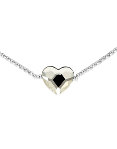 Bratari dama argint, Bratara argint 925 cu inima cristal 28306AG-RH-C, bb-shop.ro