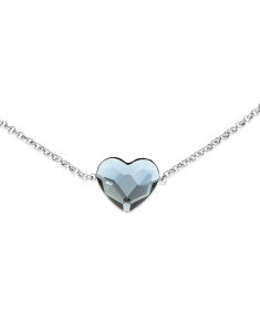 Bratara argint 925 cu inima cristal bleu 28306AG-RH-D, 001, bb-shop.ro