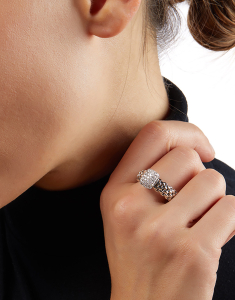 Inele FOPE, Inel Fope Vendôme Flex’it aur 18 kt cu diamante 56002AX-PB-G-XBX-00M, bb-shop.ro