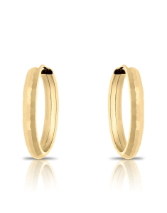 Bijuterii rotunzi dama, Cercei aur 14 kt rotunzi FX003-OR18-Y, bb-shop.ro