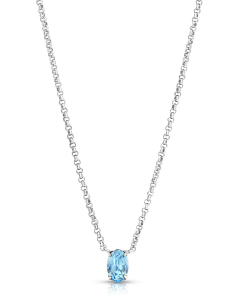 Coliere dama cristal, Colier argint 925 punto luce cu cristal 32778AG-RH-A, bb-shop.ro