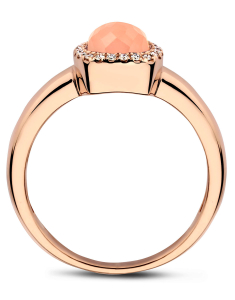 Inel Tirisi Jewelry Milano aur 18 kt cu diamante si cuart TR9624GUQ-P, 002, bb-shop.ro