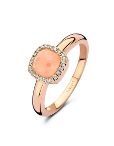 Inel Tirisi Jewelry Milano aur 18 kt cu diamante si cuart TR9624GUQ-P, 02, bb-shop.ro