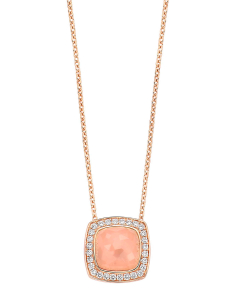 Colier Tirisi Jewelry Milano aur 18 kt cu diamante si cuart TP9186GUQ-P, 02, bb-shop.ro