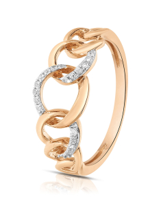 Inele na dama VIDA, Inel Vida aur 18 kt cu diamante 70735Q-WD8RV, bb-shop.ro