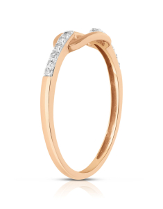 Inele na dama VIDA, Inel Vida aur 18 kt cu diamante 74341Q-WD8RV, bb-shop.ro