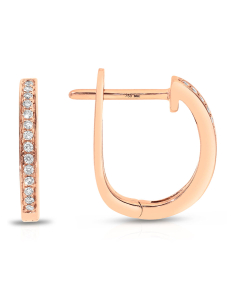 Bijuterii, Cercei Vida aur 18 kt rotunzi cu diamante 60002W-WD8RP, bb-shop.ro