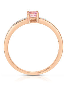 Inel Vida aur 18 kt cu diamante si safir roz 14805Q-PS8RV, 002, bb-shop.ro