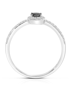 Inel de logodna Vida aur 18 kt cu diamant negru 71530Q-LD8WV, 002, bb-shop.ro