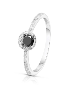 Inel de logodna Vida aur 18 kt cu diamant negru 71530Q-LD8WV, 02, bb-shop.ro