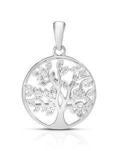 Pandantiv argint 925 copacul vietii si cubic zirconia PSP0308-RH-W, 02, bb-shop.ro