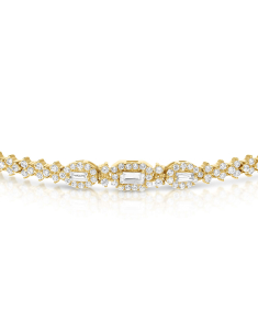 Bratara Bratara aur 14 kt si cubic zirconia TTK2049Y-B, 001, bb-shop.ro