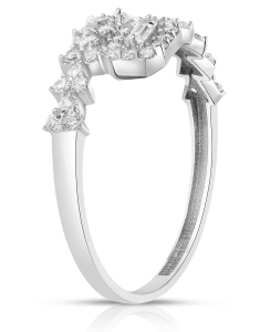 Bijuterii cubic zirconia, Inel aur 14 kt si cubic zirconia TTK2119W-I, bb-shop.ro