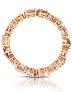 Inel Peroni&Parise Desiderio aur 14 kt cu diamante si turmaline roz DES-A10DBTOR, 001, bb-shop.ro