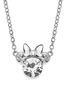 Bijuterii, Colier copii Disney Minnie Mouse argint si cristal NS00006SAPRL-157, bb-shop.ro