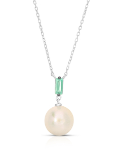 Colier Vida aur 18 kt cu perla de cultura si smarald DI46386U-WP8WX, 001, bb-shop.ro
