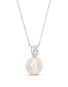 Colier Vida aur 18 kt cu perla de cultura si diamante DI46387U-WP8WP, 001, bb-shop.ro