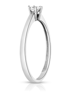 Bijuterii solitaire dama aur 14 kt cubic zirconia, Inel de logodna aur 14 kt solitaire si cubic zirconia, bb-shop.ro