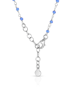 Colier argint 925 inimi cu perle si cristale albastre BB235132-RH-WBL, 002, bb-shop.ro