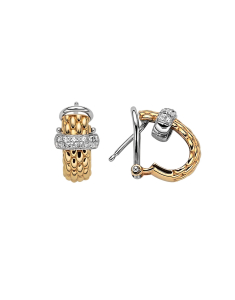 Cercei Fope Vendôme aur 18 kt cu diamante 56002OX-BB-G-XBX-000, 02, bb-shop.ro