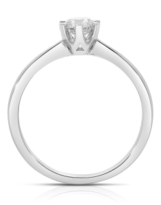 Inel de logodna aur 14 kt solitaire cu diamant RG082851-40-114-W, 002, bb-shop.ro