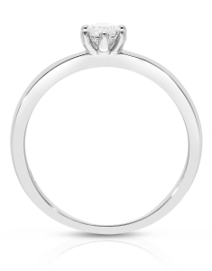 Inel de logodna aur 14 kt solitaire cu diamant RG082852-25-114-W, 002, bb-shop.ro