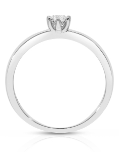Inel de logodna aur 14 kt solitaire cu diamant RG082852-30-114-W, 002, bb-shop.ro