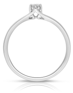 Inel de logodna aur 14 kt solitaire cu diamant RG082854-10-114-W, 002, bb-shop.ro