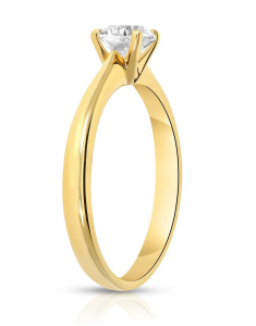 Inel de logodna aur 18 kt solitaire cu diamant EU17294RR0050-Y, 001, bb-shop.ro